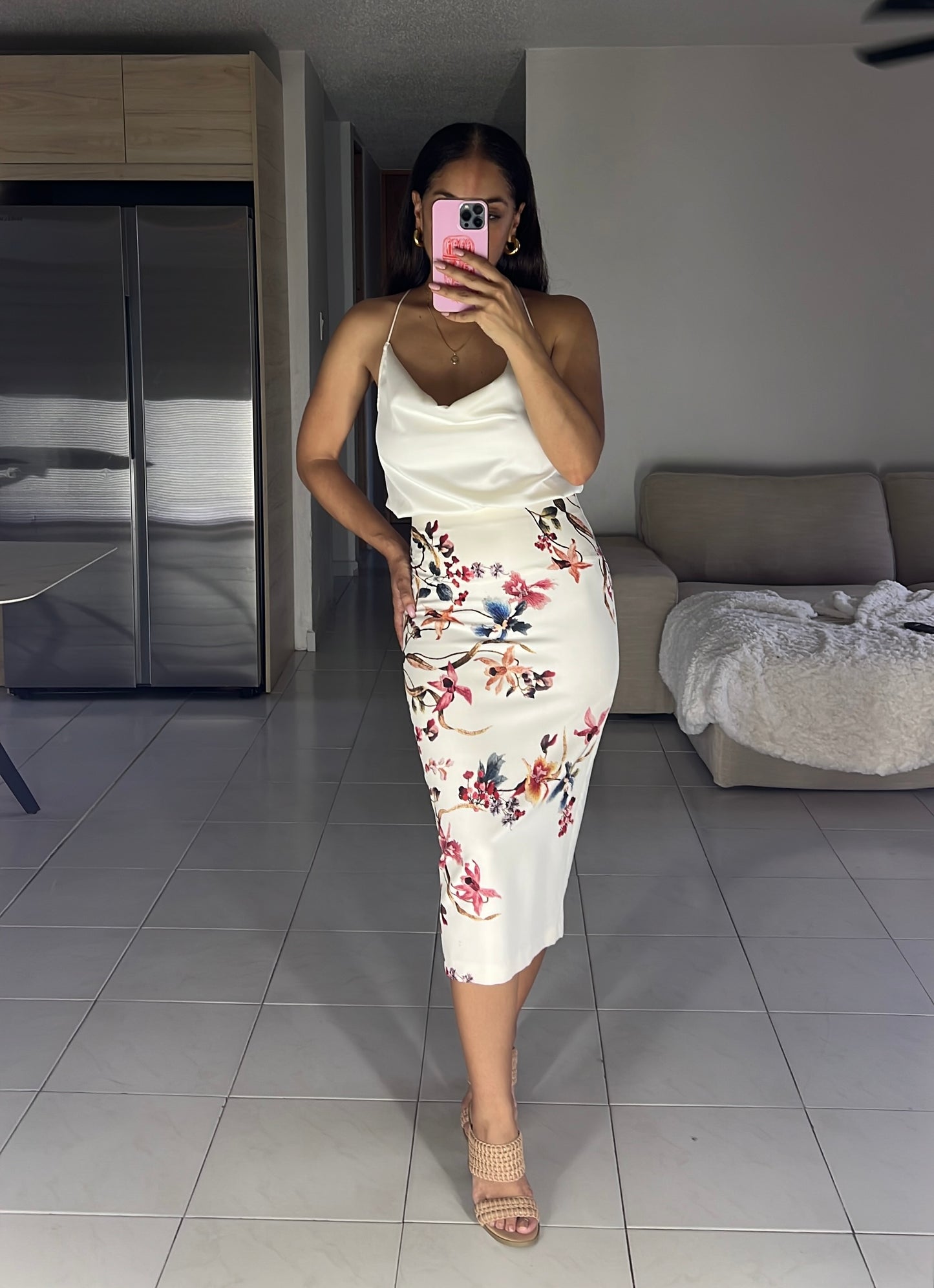 Zara (SS 2018) Midi Skirt