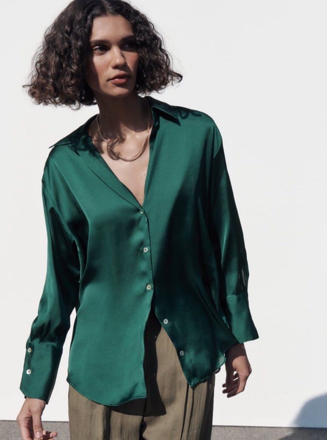 Zara (F/W 2022) Silk Shirt