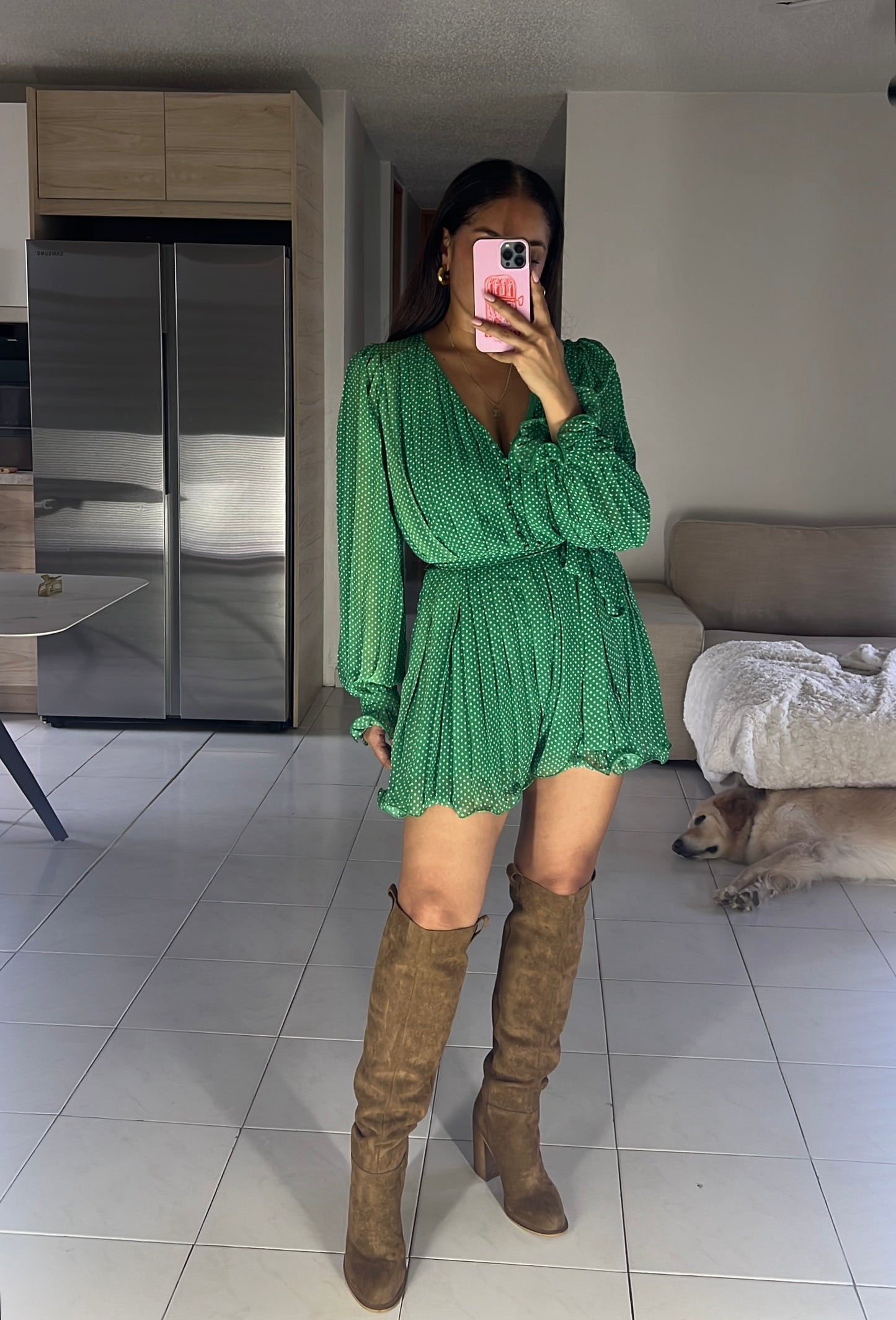 Endless Rose (Nordstrom 2023) Green Romper