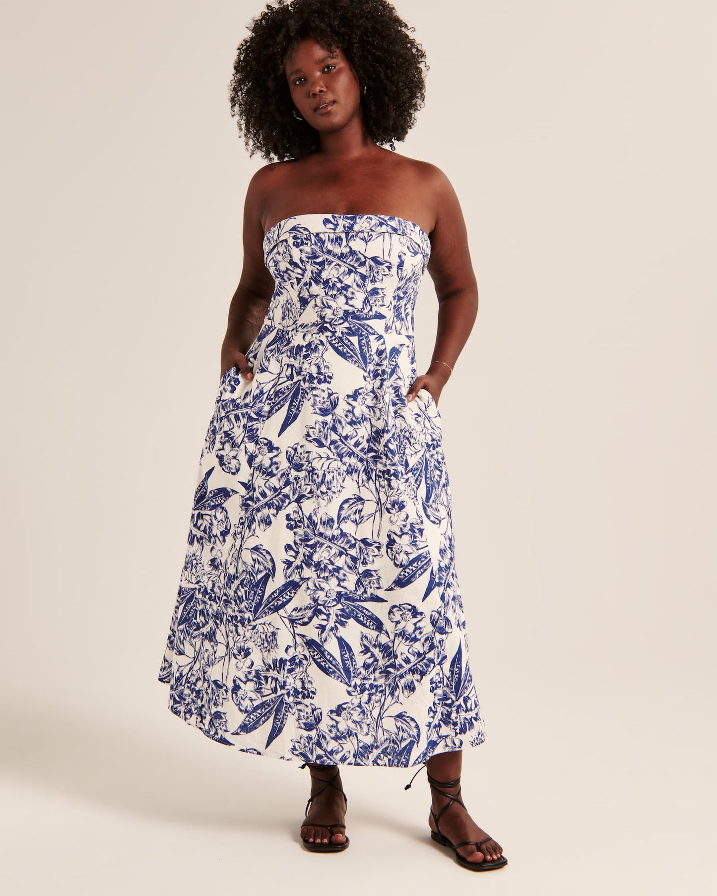 Abercrombie (SS 2023) Strapless Dress