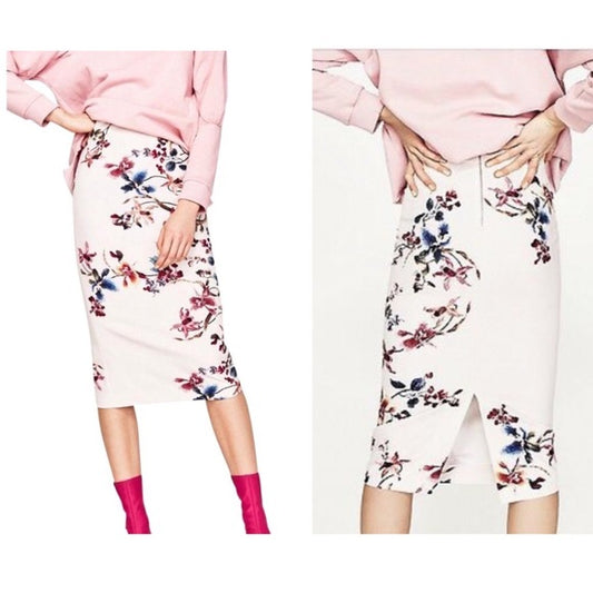 Zara (SS 2018) Midi Skirt