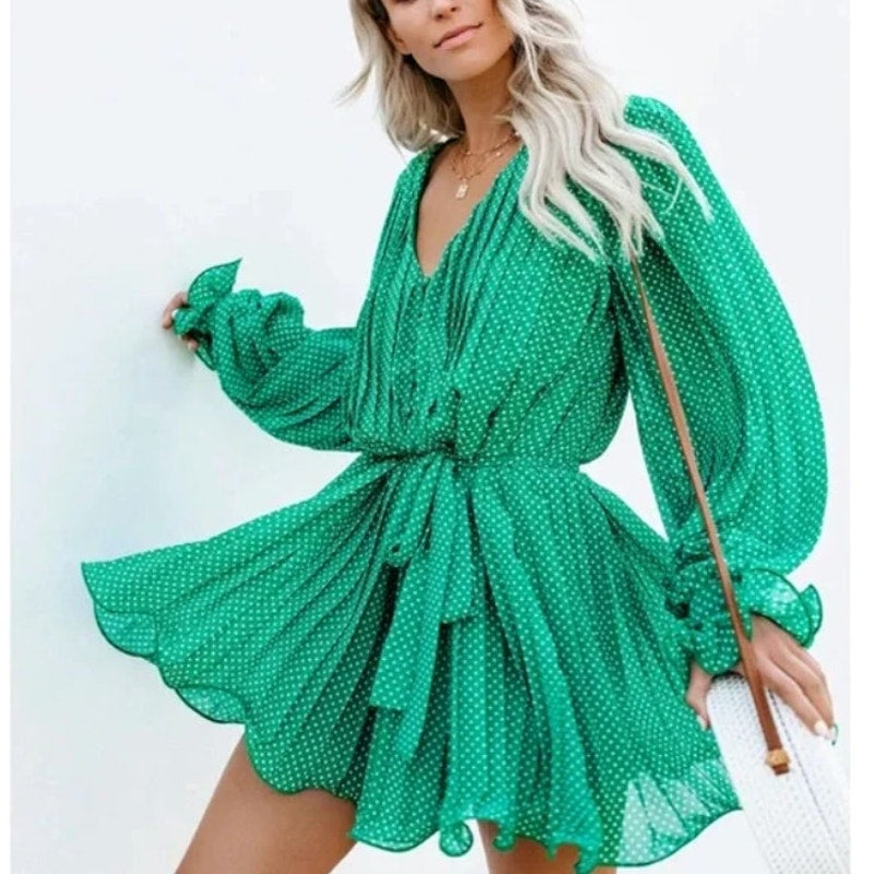 Endless Rose (Nordstrom 2023) Green Romper