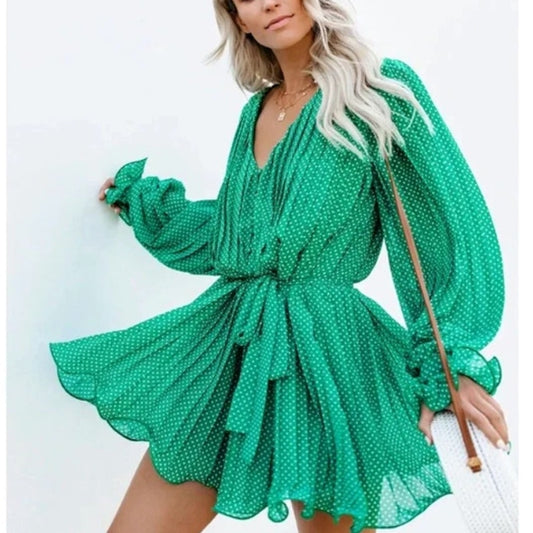Endless Rose (Nordstrom 2023) Green Romper