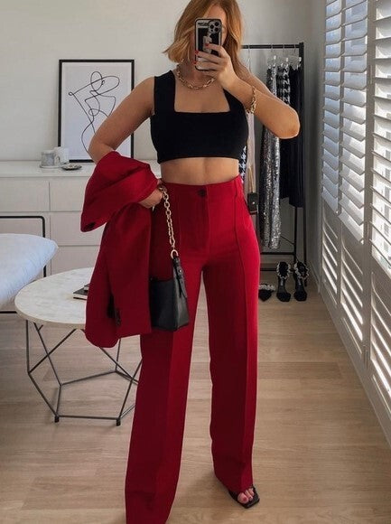 Zara (F/W 2022) High-Waisted Trousers